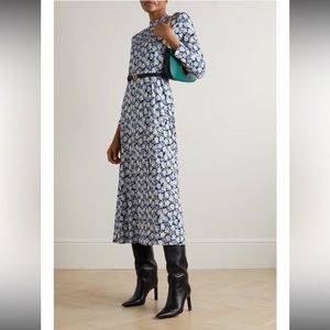 RIXO Elise Floral Jersey Midi Dress